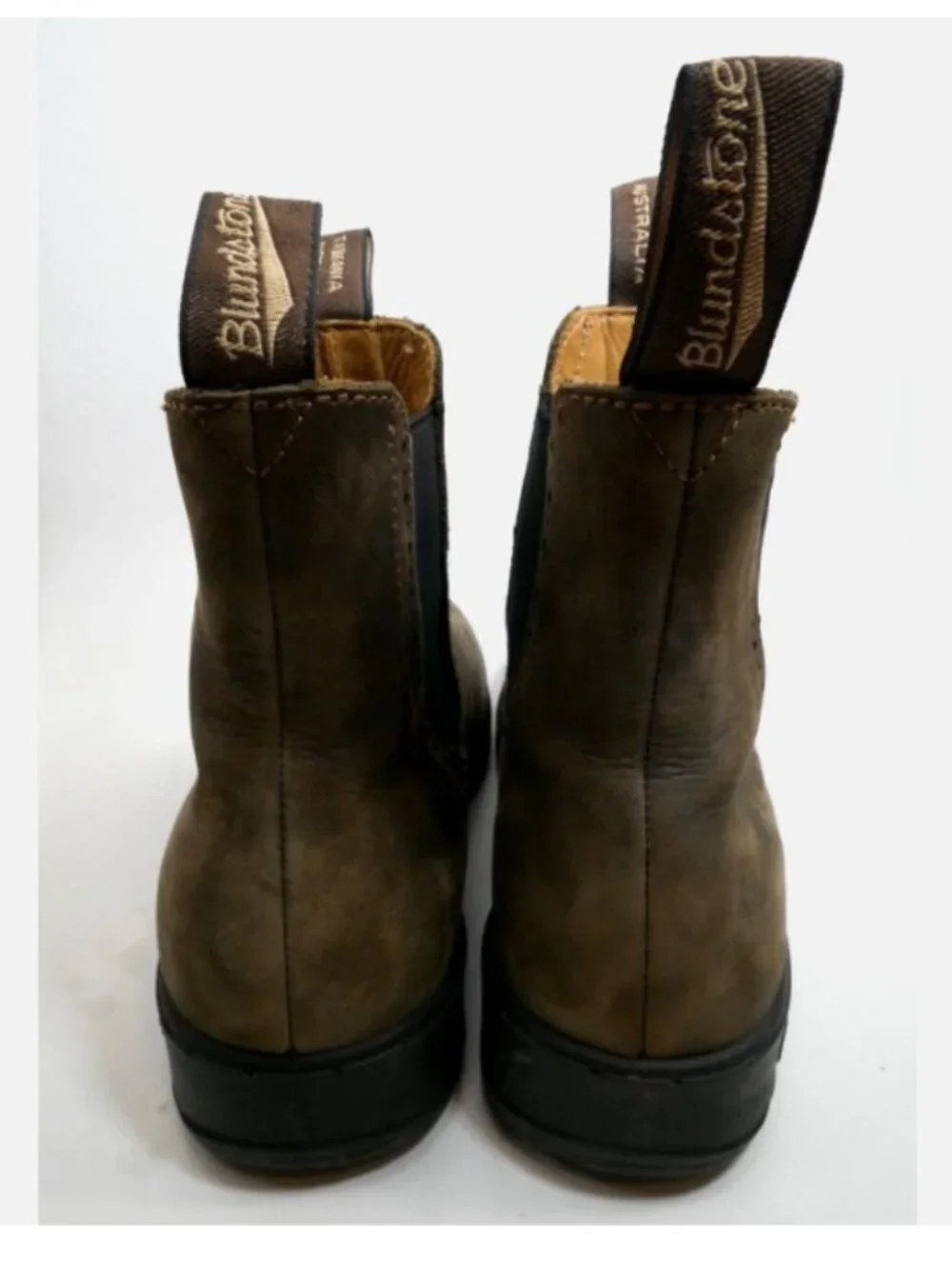 Blundstone 1351 High Top Boots Rustic Brown Women Sz 4 US 7 Chelsea Style Bootie